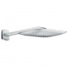 Hansgrohe Pura Vida deszczownica prostokątna 39x26 cm z ramieniem ściennym chrom 27437000