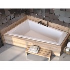 Besco Intima Duo Slim wanna asymetryczna 170x125 cm lewa biała