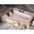 Besco Intima Duo Slim wanna asymetryczna 170x125 cm lewa biała