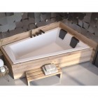 Besco Intima Duo Slim wanna asymetryczna 170x125 cm lewa biała