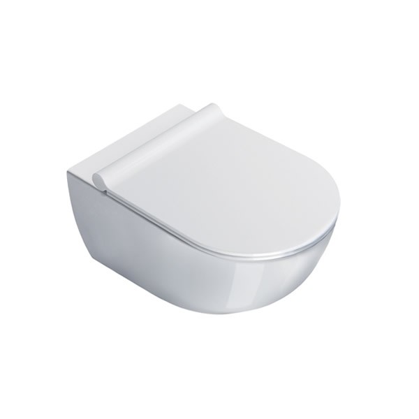 Catalano Sfera miska wisząca 54 cm 1VSF54A00 z deską wolnoopadającą 5SCSTF00 i mocowaniem