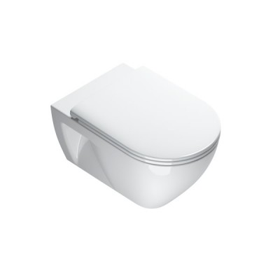 Catalano Sfera Eco miska wisząca bezrantowa 54 cm 1VSF54RECO00 z deską wolnoopadającą 5ZECOF00