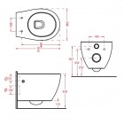 ArtCeram Step miska wisząca STV0010100