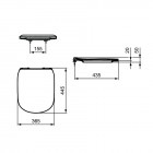 Ideal Standard Tesi miska wisząca bezrantowa T350301
