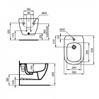 Ideal Standard Tesi bidet wiszący T355201