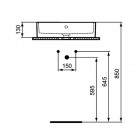 Ideal Standard Strada umywalka nablatowa 50x42 cm z otworem na baterię K081601
