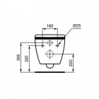 Ideal Standard Strada II miska wisząca Aquablade T299701
