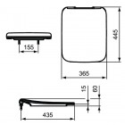 Ideal Standard Strada II deska wolnoopadająca T360101