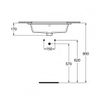 Ideal Standard Strada umywalka podblatowa 59,5x44 cm K077901
