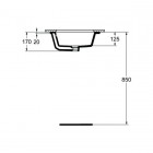 Ideal Standard Strada umywalka podblatowa 59,5x44 cm K077901