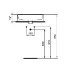 Ideal Standard Strada II umywalka 50x40 cm z otworem na baterię bez przelewu T296701