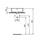 Ideal Standard Strada II umywalka nablatowa okrągła 38x38 cm T292901