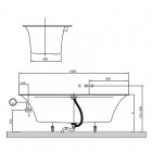 Villeroy&Boch Squaro Edge wanna prostokątna 180x80 cm UBQ180SQE2DV01