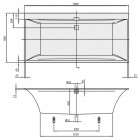Villeroy&Boch Squaro Edge wanna prostokątna 190x90 cm UBQ190SQE2DV01