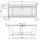 Villeroy&Boch Squaro Edge wanna wolnostojąca prostokątna 180x80 cm BQ180SQE7PDV01