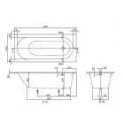 Villeroy&Boch Oberon wanna prostokątna 180x80 cm UBQ180OBE2V01