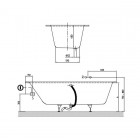 Villeroy&Boch Oberon Duo wanna prostokątna 190x90 cm UBQ199OBE2V01