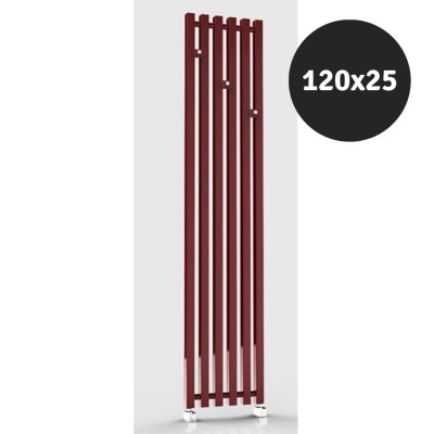 Imers Deco grzejnik łazienkowy 120x25 cm czarny połysk 2322/CZP