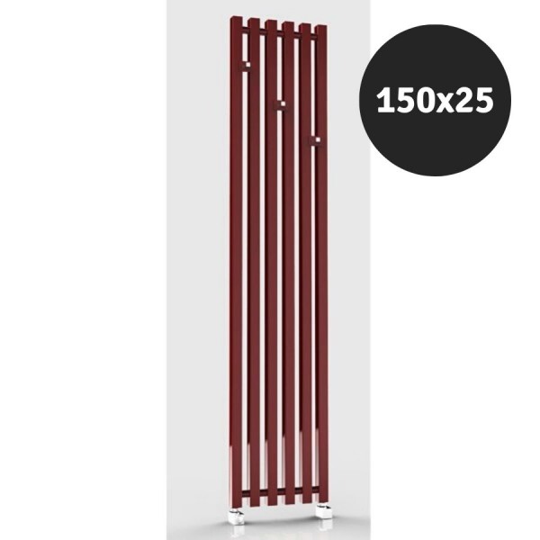 Imers Deco grzejnik łazienkowy 150x25 cm czarny połysk 2332/CZP