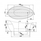 Villeroy&Boch Aveo wanna owalna 190x95 cm UBQ194AVE9W1V01