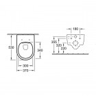 Villeroy&Boch Avento Combi Pack miska wisząca bezrantowa z deską Slim 5656RS01