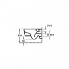 Villeroy&Boch Avento Combi Pack miska wisząca bezrantowa z deską Slim 5656RS01