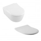 Villeroy&Boch Avento Combi Pack miska wisząca z powłoką i deską 5656RSR1