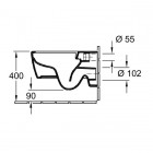 Villeroy&Boch Avento Combi Pack miska wisząca z powłoką i deską 5656RSR1