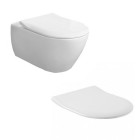 Villeroy&Boch Subway 2.0 Combi Pack miska wisząca bezrantowa z deską slim 5614R201