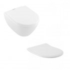 Villeroy&Boch Subway 2.0 miska wisząca bezrantowa ViFresh 5614A101 z deską 9M78S101