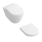 Villeroy&Boch Subway 2.0 miska wisząca bezrantowa 5606R001 z deską 9M69S101