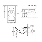 Villeroy&Boch Venticello miska wisząca bezrantowa z deską 4611RS01