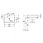 Villeroy&Boch Memento 2.0 umywalka nablatowa 60x42 cm 4A076001