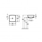 Villeroy&Boch Artis umywalka nablatowa 41x41 cm 41784101