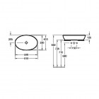 Villeroy&Boch Artis umywalka nablatowa 61x41 cm 41986101
