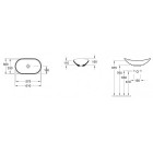 Villeroy&Boch My Nature umywalka nablatowa z powłoką 61x36 cm 411060R1