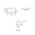 Villeroy&Boch My Nature umywalka nablatowa z powłoką 81x41 cm 411080R1