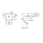 Villeroy&Boch Collaro umywalka nablatowa 38x38 cm 4A213801