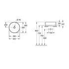 Villeroy&Boch Collaro umywalka nablatowa śr 40 cm 4A184001