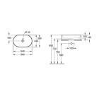 Villeroy&Boch Collaro umywalka nablatowa 56x36 cm 4A195601