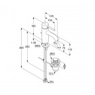 Kludi Bozz bateria umywalkowa 382700576