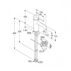 Kludi Bozz bateria umywalkowa do bezciśnieniowych podgrzewaczy wody 382770576