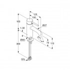 Kludi Bozz bateria umywalkowa 382720576