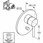 Kludi Bozz bateria wannowo-natryskowa podtynkowa
