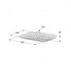 Kludi Freshline deszczownica 300x220 mm 644500500