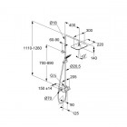 Kludi Cockpit Explorer zestaw natryskowy 800500500