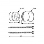 Kludi przedłużka do baterii natryskowej podtynkowej 759810500