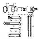 Kludi przedłużka do baterii termostatycznych 757300500