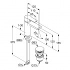 Kludi Zenta SL bateria umywalkowa 482980565