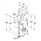 Kludi Zenta SL bateria umywalkowa wysoka obrotowa wylewka 480270565